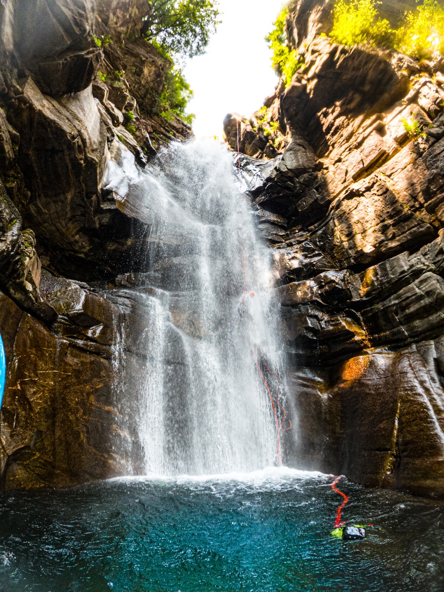 Canyoning Abseiler Ticino